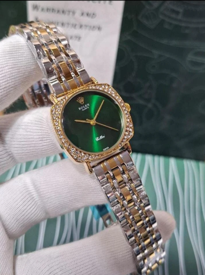 Rolex Ladies Diamond Bezel Watch