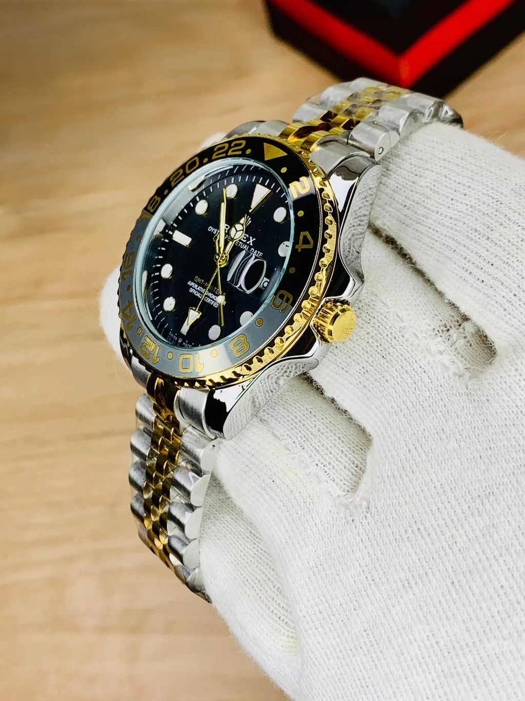 Rolex GMT-Master Two-Tone Chain Watch