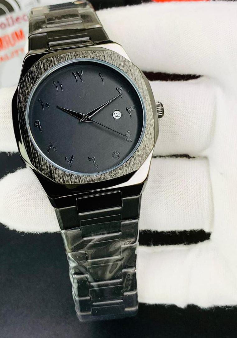 Aura Royal Oak Arabic Dial Stainless Steel Watch