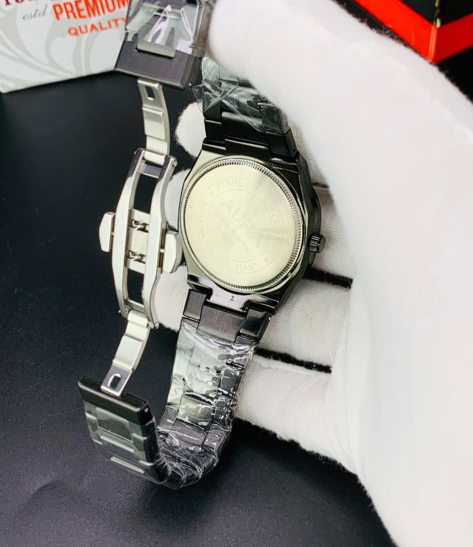 Aura Royal Oak Arabic Dial Stainless Steel Watch