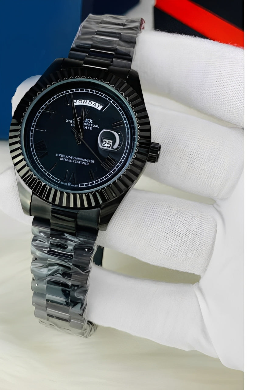 Rolex Day-Date Matt Black Edition Watch